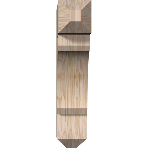 Legacy Craftsman Smooth Bracket, Douglas Fir, 5 1/2W X 22D X 26H